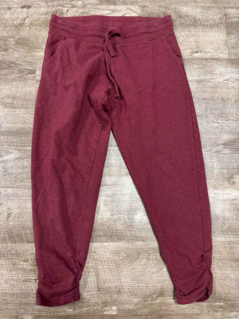 Pact Burgundy Joggers Size Medium